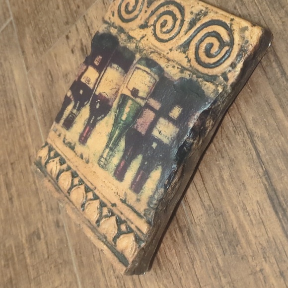 Kurtz Design Stone Decor Home Garden Wall Plaque Signed - Picture 5 of 8